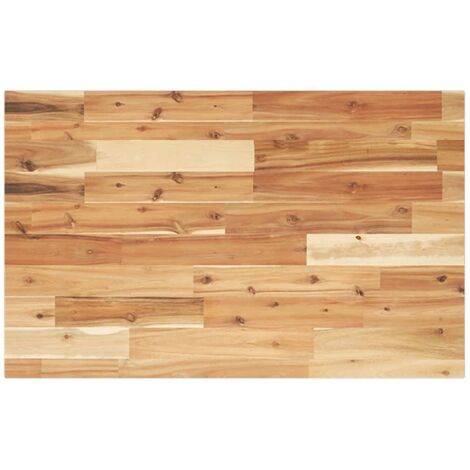 vidaXL Piano Tavolo Rettangolare 60x50x2cm in Legno Massello di Acacia