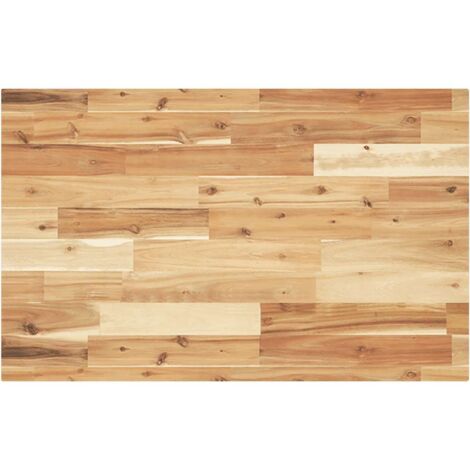 vidaXL Piano Tavolo Rettangolare 120x50x4cm Legno Massello di Acacia