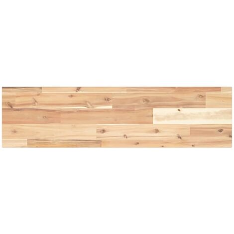 vidaXL Piano per Tavolo 100x20x2 cm Rettangolare Legno Massello Acacia (1/5)