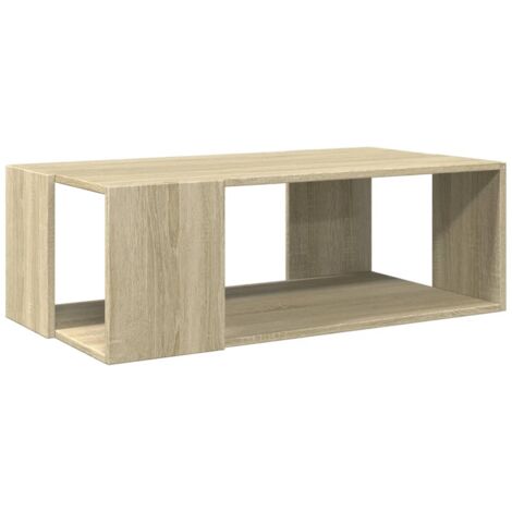 vidaXL Tavolino Salotto Rovere Sonoma 89,5x48x30 cm Legno Multistrato