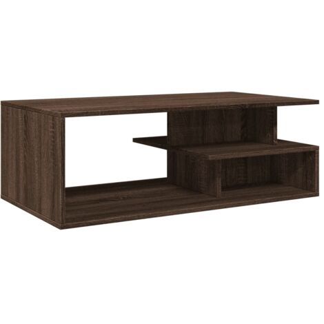 vidaXL Tavolino Salotto Rovere Marrone 102x55x35 cm Legno Multistrato (1/5)