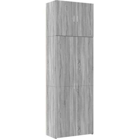 Credenza Grigio Sonoma 80x42,5x249 cm in Legno Multistrato vidaXL (1/5)