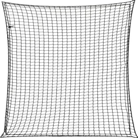 Rete per Rimorchio con Corda Elastica Nero 3x3 m in PP vidaXL