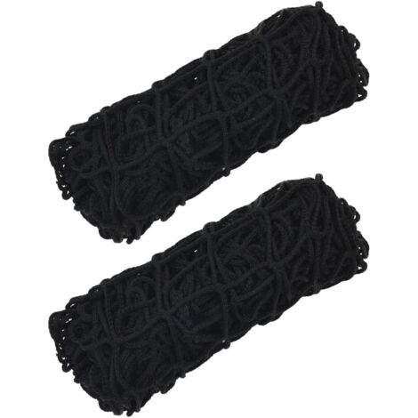 Reti da Fieno 2 pz Rotondi Neri 100x100 cm PP vidaXL