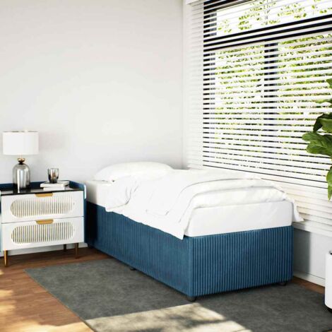 Giroletto Blu 100x200 cm in Velluto vidaXL (1/5)