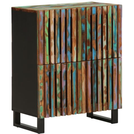 Credenza 60x34x75 cm in Legno Massello di Acacia vidaXL (1/6)