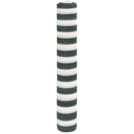 vidaXL Rete per Privacy Verde e Bianco 1,5x25 m in HDPE 195 g/m²