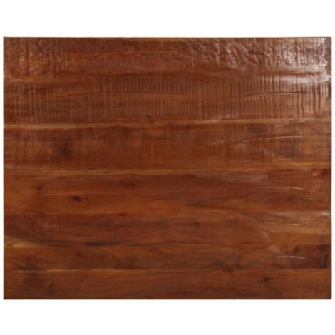 Piano Tavolo 100x80x2,5 cm Rettangolare in Massello di Recupero vidaXL