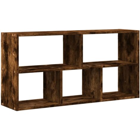 vidaXL Scaffale a Muro Rovere Fumo 100x25x50 cm in Legno Multistrato