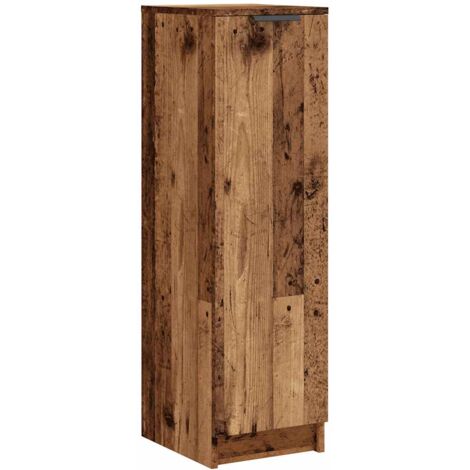 vidaXL Scarpiera Legno Antico 29,5x35x100,5 cm in Truciolato