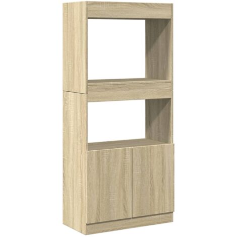 vidaXL Credenza Rovere Sonoma 63x33x140 in Truciolato (1/5)
