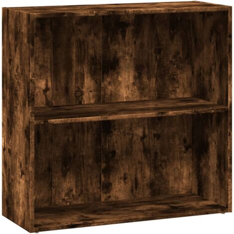 Libreria Rovere Fumo 80x30x77 cm in Legno Multistrato vidaXL