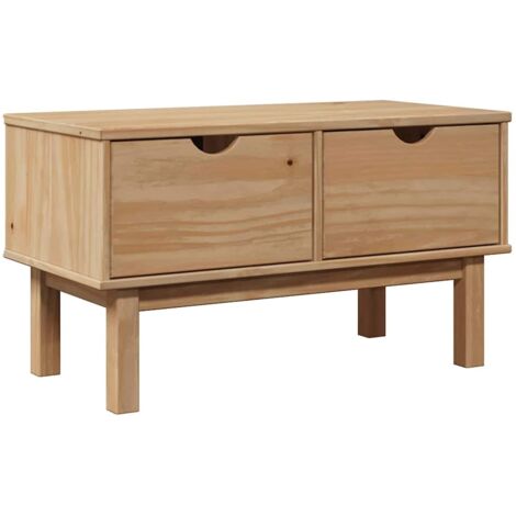 vidaXL Panca da Corridoio OTTA 80x40x45 cm in Legno Massello di Pino