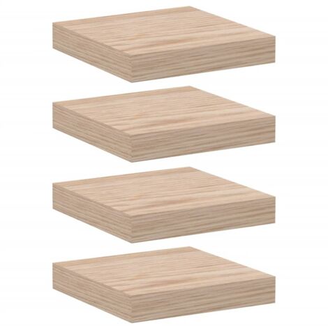 vidaXL Mensola Pensili 4 pz 23x23,5x4 cm in Truciolato