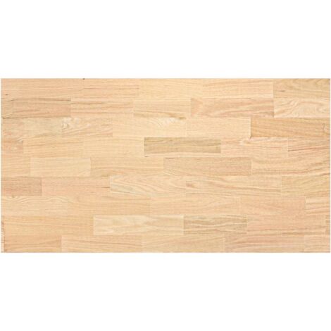 vidaXL Piano di Lavoro Cucina 120x63,5x4 cm Legno Massello Rovere