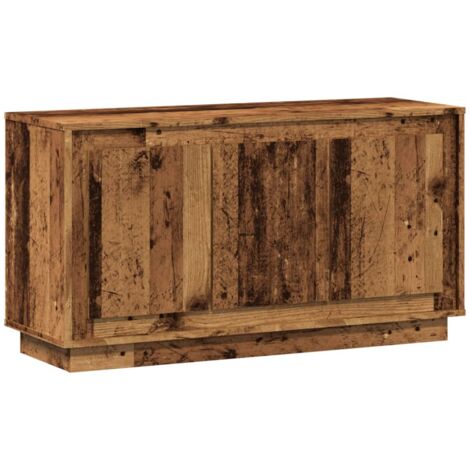 vidaXL Credenza Legno Antico 102x35x55 cm in Legno Multistrato
