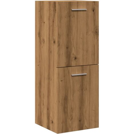 Mobile Pensile Bagno Rovere Artigianale 30x30x80cm Truciolato vidaXL2532 (1/5)