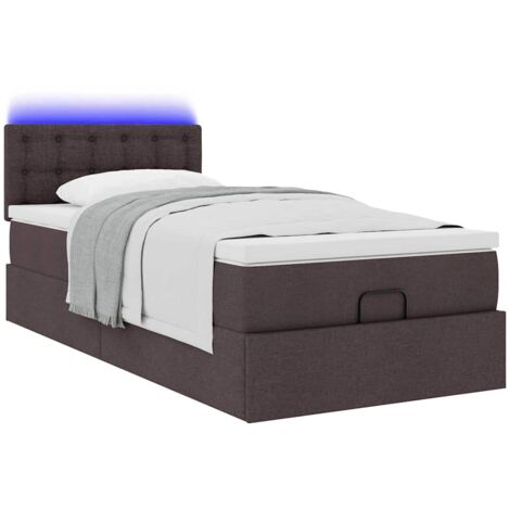 Struttura Letto Pouf con Materasso 80x200 cm in Tessuto vidaXL (1/5)
