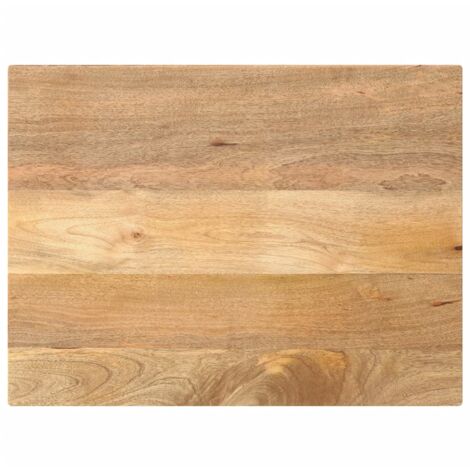 Piano per Tavolo 90x70x2,5 cm Rettangolare Legno Massello Mango vidaXL