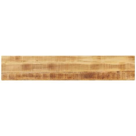 Piano per Tavolo 140x40x3,8 cm Rettangolare Legno Mango Grezzo vidaXL