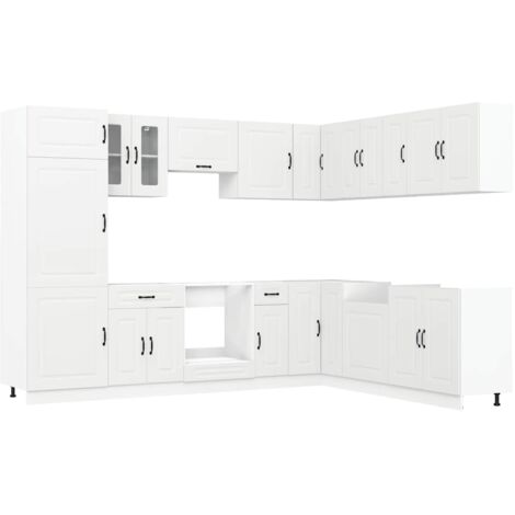 Set Mobili da Cucina 14 pz Kalmar Bianco Legno Multistrato vidaXL (1/5)