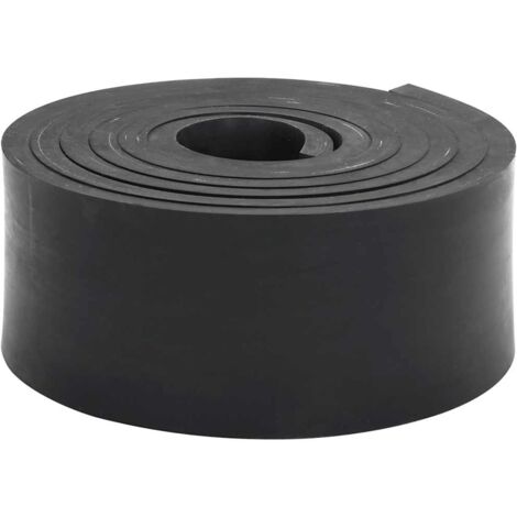 Bordo in Gomma per Spazzaneve Nero 300x8x1 cm vidaXL