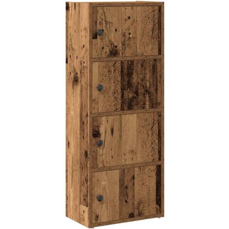 vidaXL Libreria Legno Vecchio 40x24x102 cm in Legno Multistrato