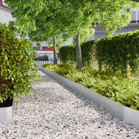 Bordure per Prato 30 pz 20x103 cm Acciaio Zincato vidaXL