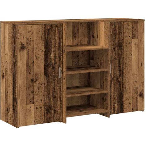 vidaXL Banco Reception Legno Antico 155x50x103,5 cm Legno Multistrato