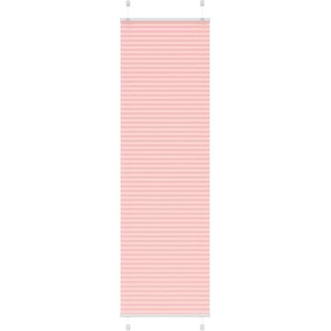 Tenda Plissettata Rosa 60x200 cm Larghezza Tessuto 59,4 cm vidaXL