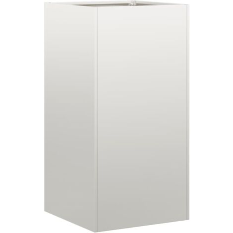 Fioriera 40x40x80 cm in Acciaio Inox vidaXL