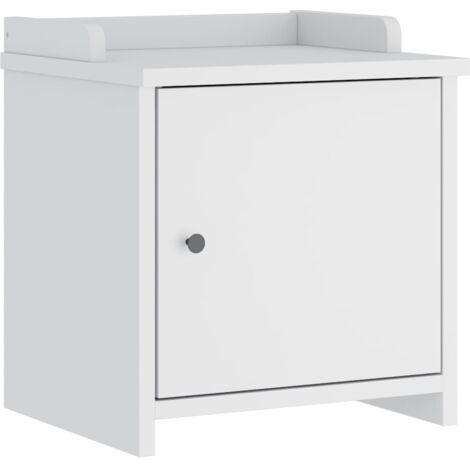 Panca da Corridoio SANDNES Bianca 45x40x50 cm in Legno di Pino vidaXL (1/5)