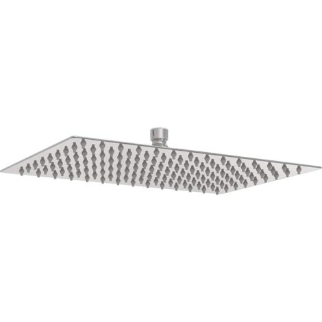Testa Doccia a Pioggia Acciaio Inox 304 30x20 cm Rettangolare vidaXL