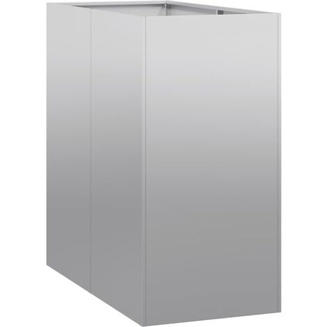 vidaXL Fioriera 40x80x80 cm in Acciaio Zincato