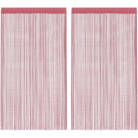 Tende a Filo 2 pz Rosa 100x250 cm vidaXL (1/5)