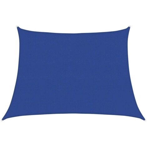 Vela Parasole 160 g/m² Trapezio Blu 4/5x3 m in HDPE vidaXL