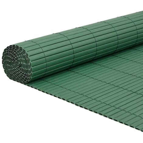 Recinzione da Giardino Bifacciale Verde 1,8x5 m in PVC vidaXL