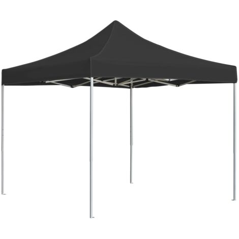 Gazebo Professionale Pieghevole in Alluminio 3x3 m Antracite vidaXL