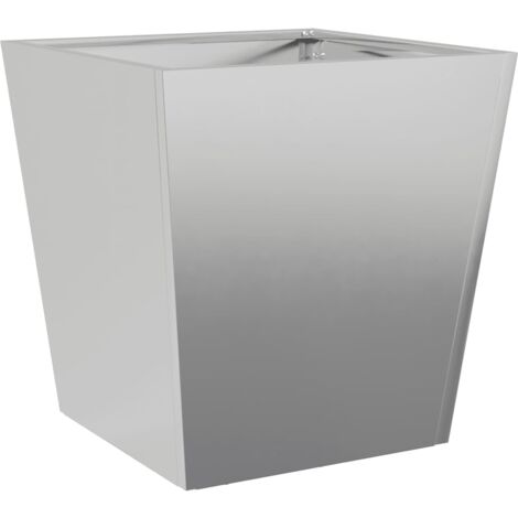 vidaXL Fioriera da Giardino 40x40x40 cm in Acciaio Zincato
