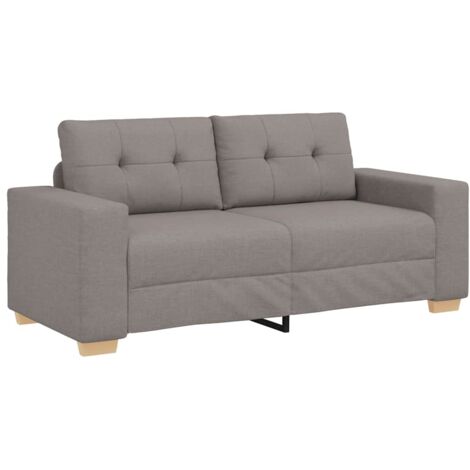 Divano Divanetto Tortora 140 cm in Tessuto vidaXL