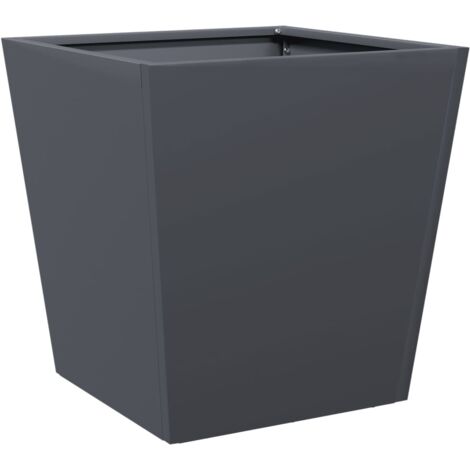 vidaXL Fioriera da Giardino Antracite 40x40x40 cm in Acciaio