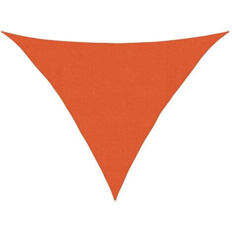 Vela Parasole 160 g/m² Arancione 4x4x5,8 m in HDPE vidaXL