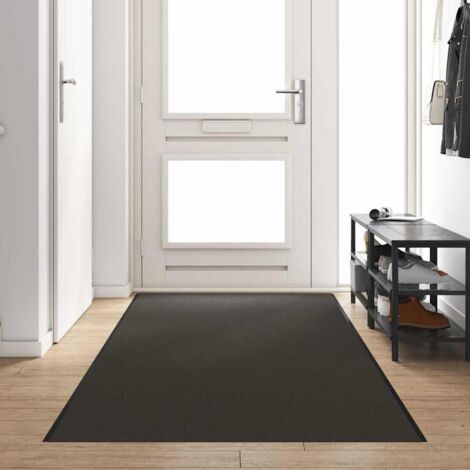 Tappetino Altro Antracite e Nero 120 x 350 cm Poliammide e PVC vidaXL (1/5)