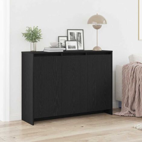 Credenza in stile in legno - Nero - Haui Nero