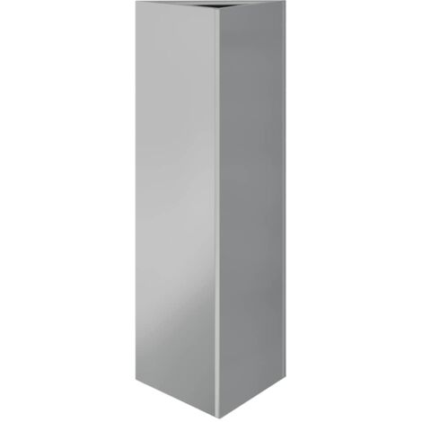 vidaXL Fioriera da Giardino Triangolare 30x26x75 cm in Acciaio Zincato