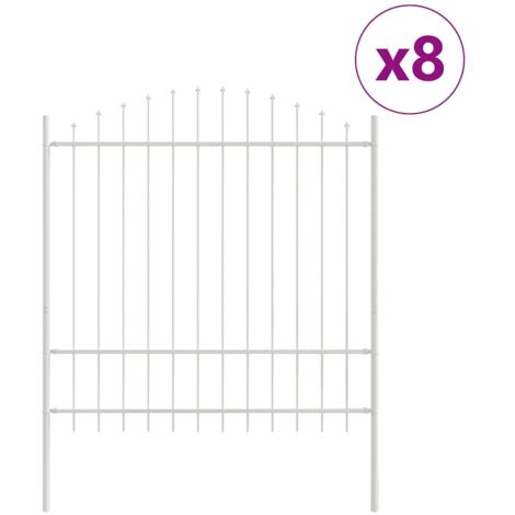 Recinzione per Giardino Bianco 1360 x 175 cm vidaXL