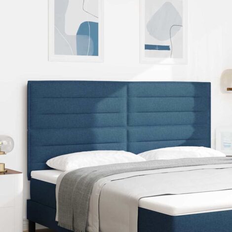 Testiera Blu 180 cm Tessuto vidaXL