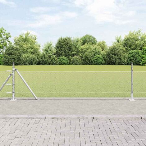 Recinzione esagonale per esterni con base in cemento 50 x 0,5 m vidaXL (1/5)