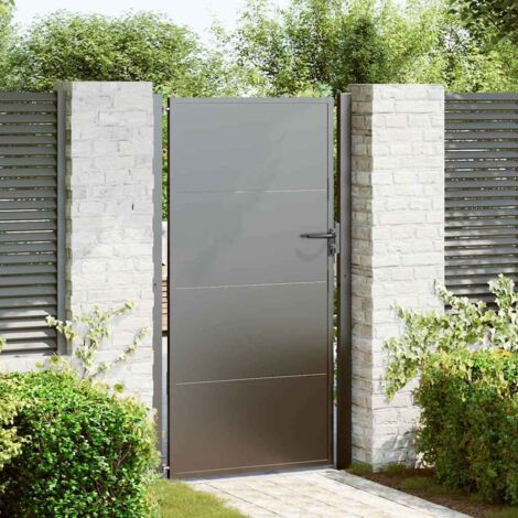Cancello da giardino, Cancello da Giardino 105x200 cm in Acciaio Corten vidaXL