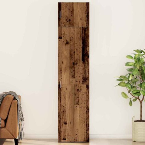 vidaXL Armadio Legno vecchio 50 x 41 x 225 cm Legno multistrato